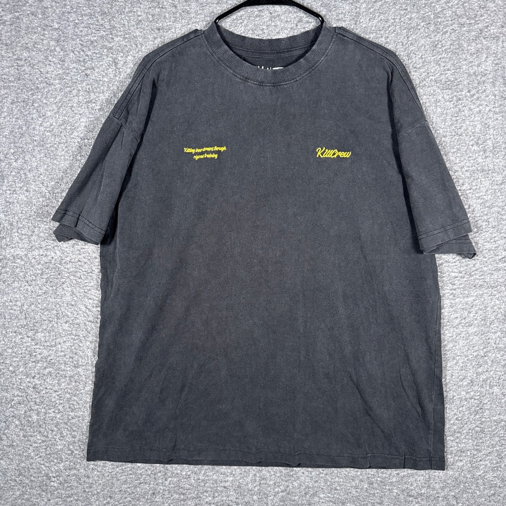 Kill Crew T-Shirt Mens Large Black Porrada Series Vol 1 Killing Inner Demons Gym